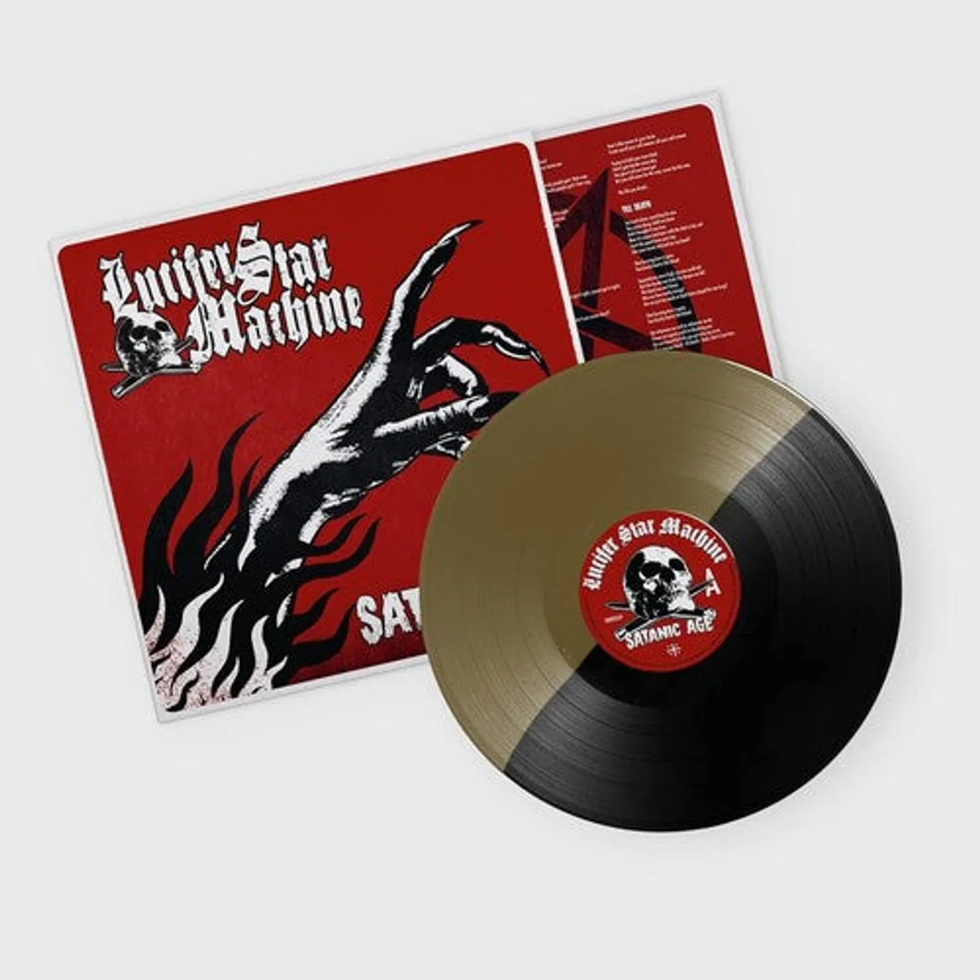 Lucifer Star Machine LP Vinyl - Satanic Age (Blk) (Coloured Vinyl) (Gol) (Ltd)