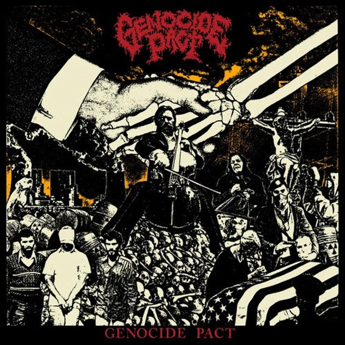 Genocide Pact LP Vinyl - Genocide Pact (Wht)