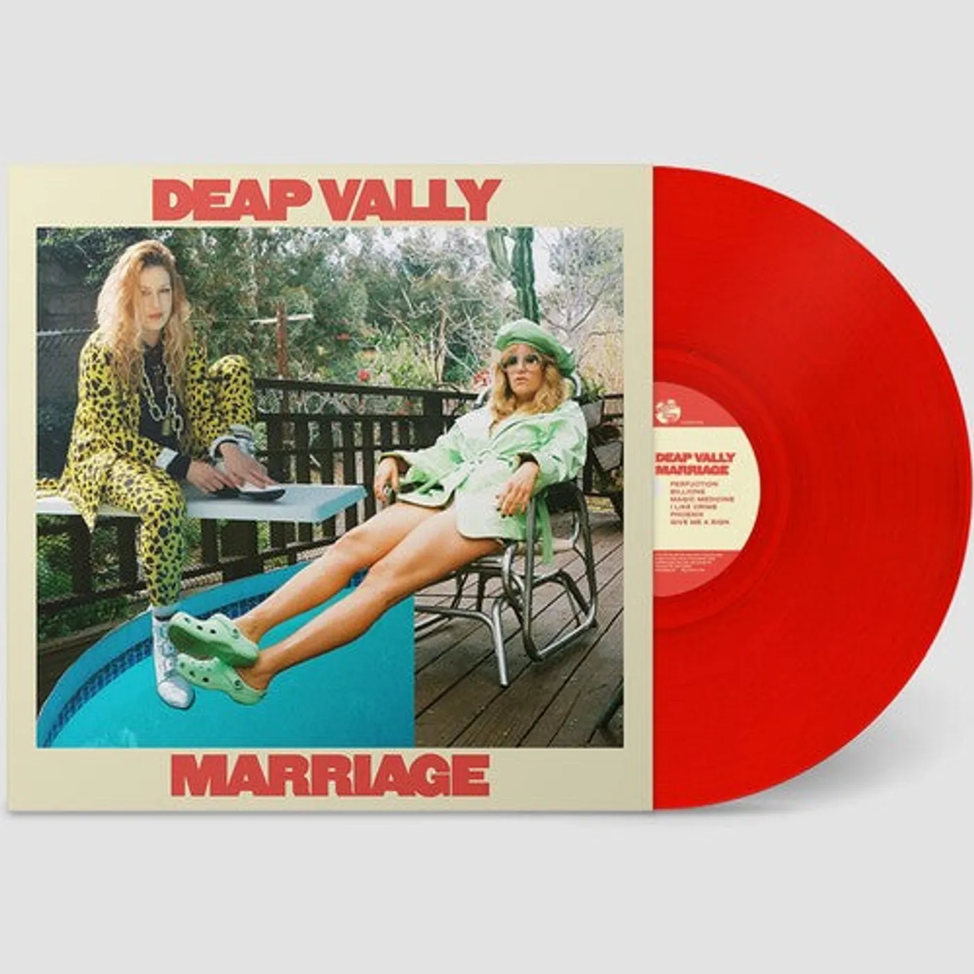 Deap Vally LP Vinyl - Marriage (Cvnl) (Ofgv) (Red)