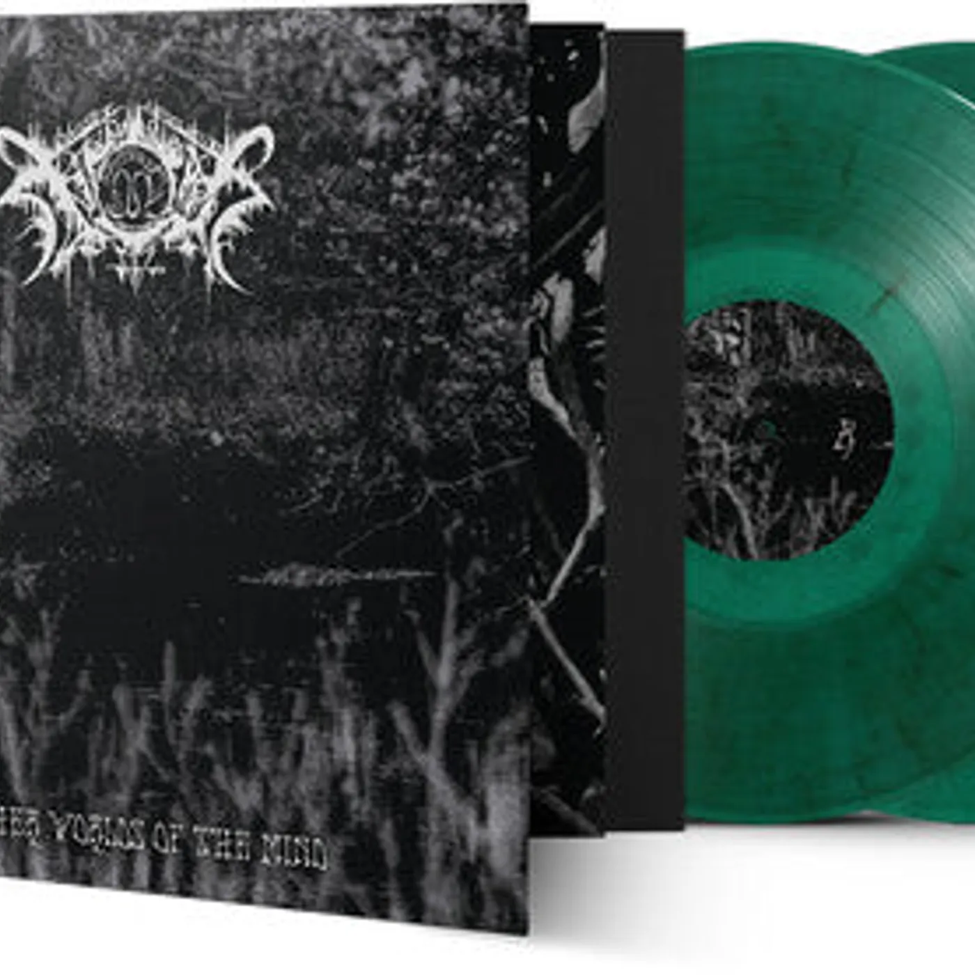 Xasthur LP Vinyl - Other Worlds Of The Mind - Green-Black Marble