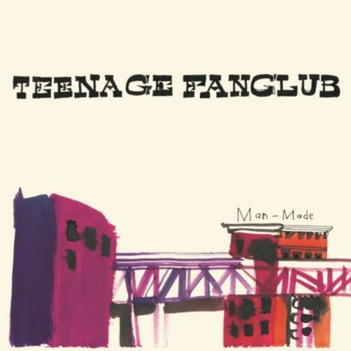 Teenage Fanclub LP Vinyl - Man Made (Wsv) (Uk)