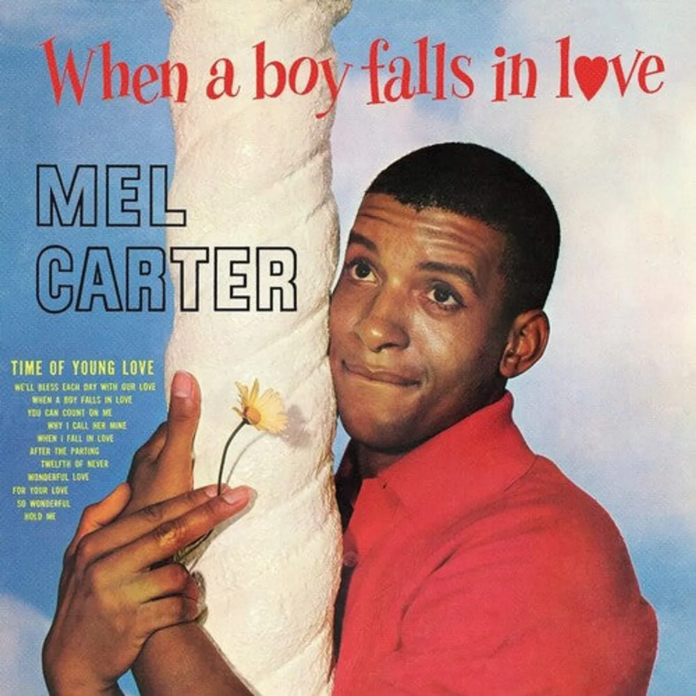 Mel Carter LP Vinyl - When A Boy Falls In Love