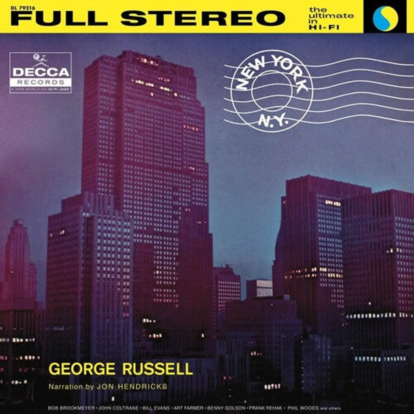 George Russell LP Vinyl - New York Ny