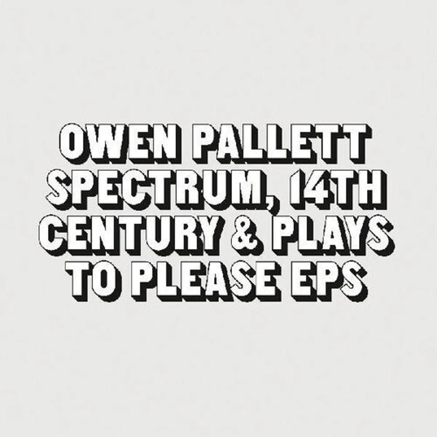 Owen Pallett LP Vinyl - Two Eps (Dlcd)