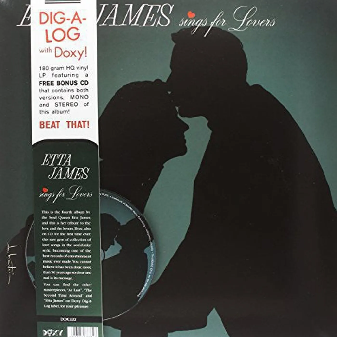 Etta James LP Vinyl - Sings For Lovers (W/Cd)