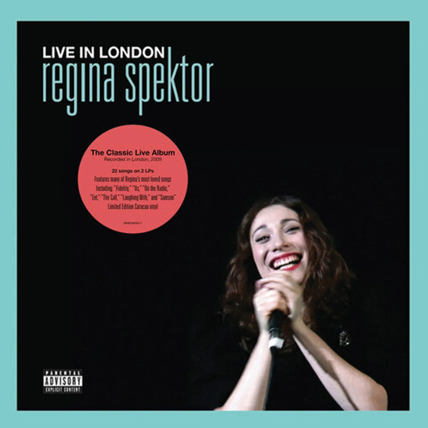 Regina Spektor LP Vinyl - Live In London (Blue) (Coloured Vinyl)