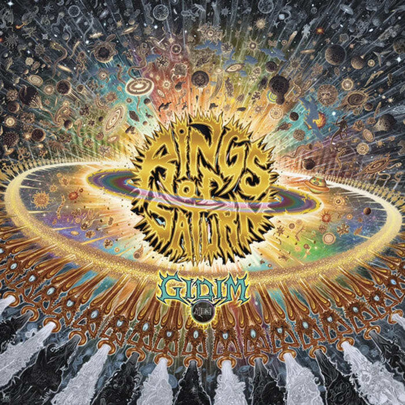 Rings Of Saturn LP Vinyl - Gidim (Blk) (Wht)
