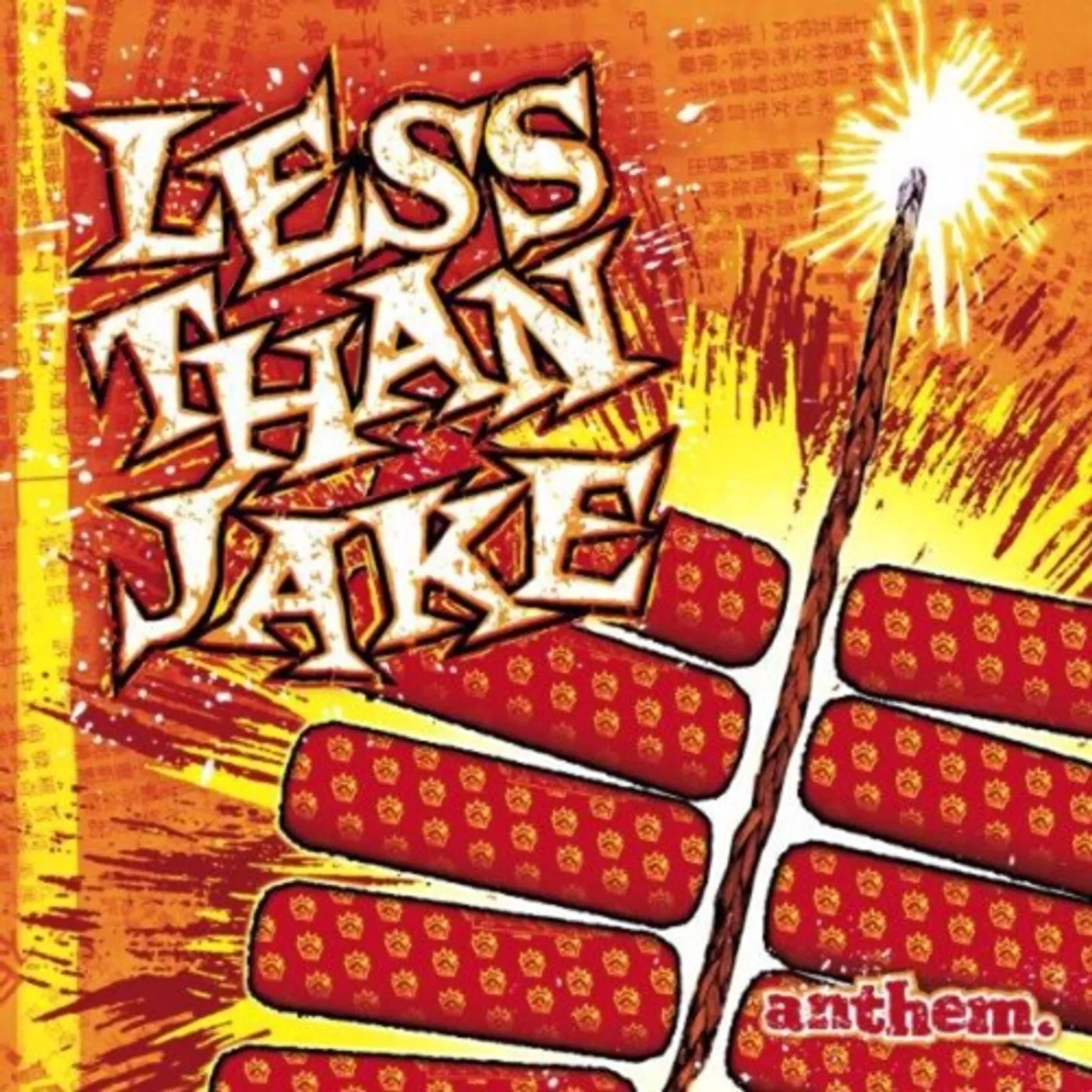 Less Than Jake LP Vinyl - Anthem (Coloured Vinyl) (Red) (Ylw)