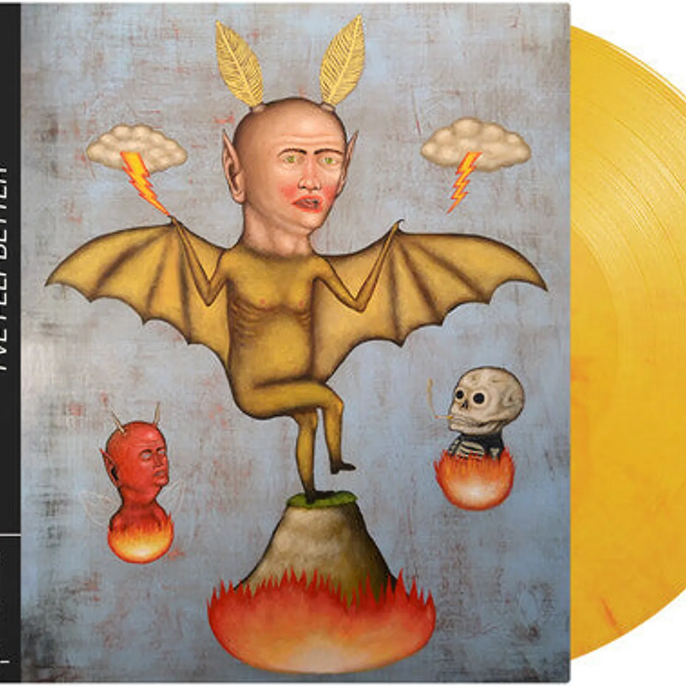 Dinosaur Pile-Up LP Vinyl - I'Ve Felt Better - Yellow Flame Marble (Coloured Vinyl)