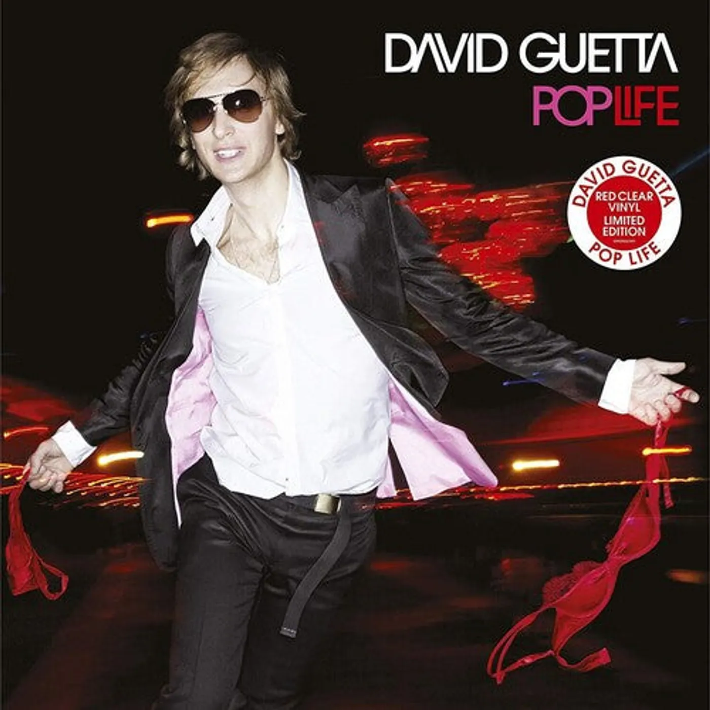 David Guetta LP Vinyl - Pop Life (Coloured Vinyl) (Ltd) (Red)