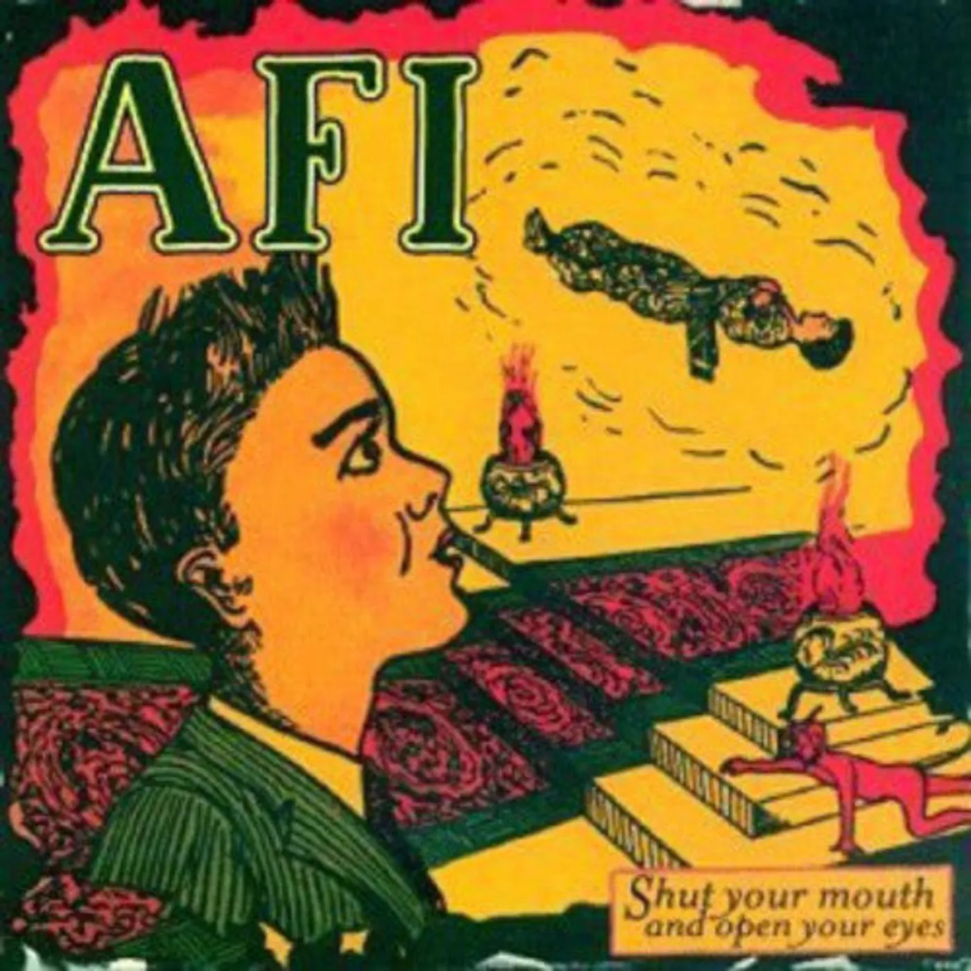 Afi LP Vinyl - Shut Your Mouth & Open Your Eyes (Coloured Vinyl) (Ltd)