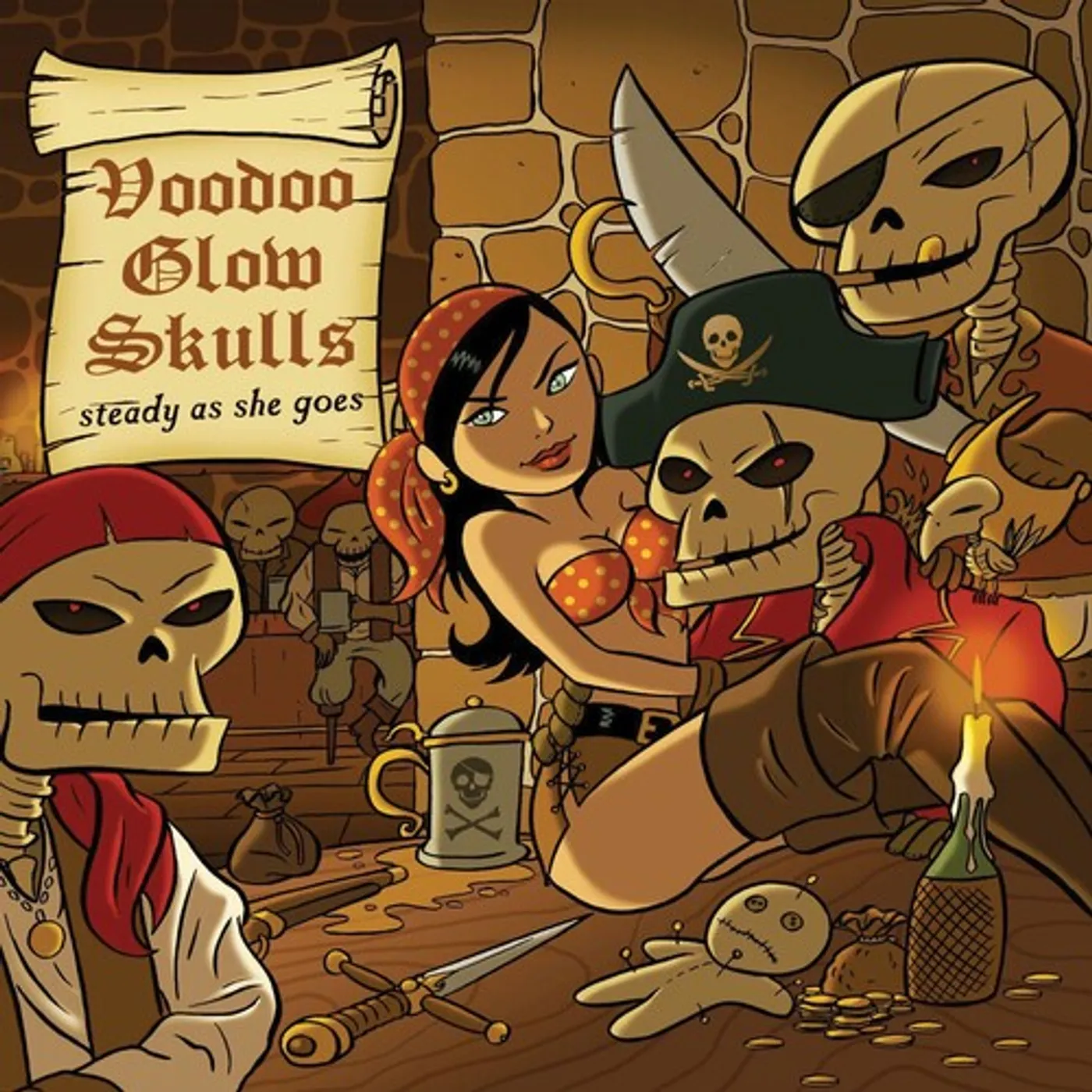 Voodoo Glow Skulls LP Vinyl - Steady As She Goes