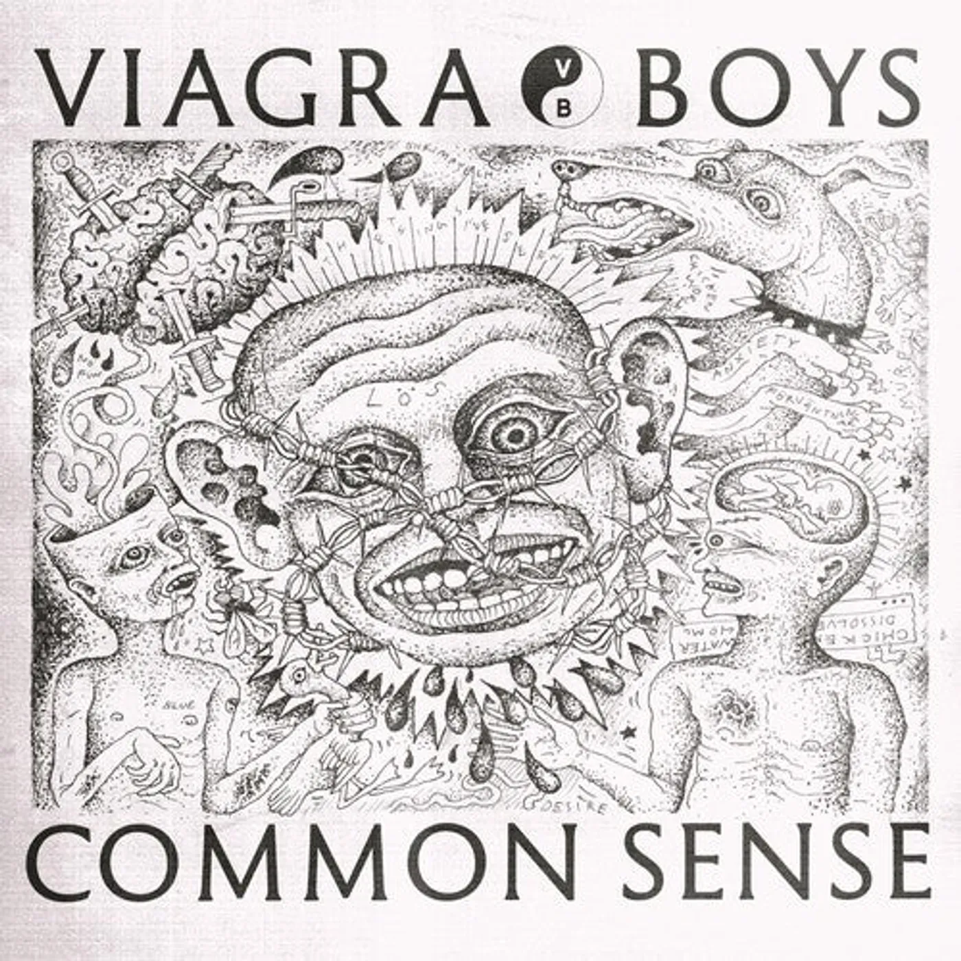 Viagra Boys LP Vinyl - Common Sense (Blue) (Coloured Vinyl)
