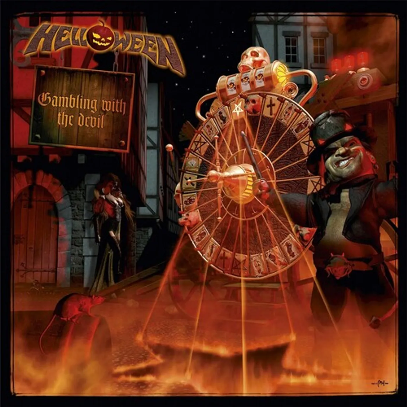 Helloween LP Vinyl - Gambling With The Devil (Blk) (Coloured Vinyl) (Org) (Red)
