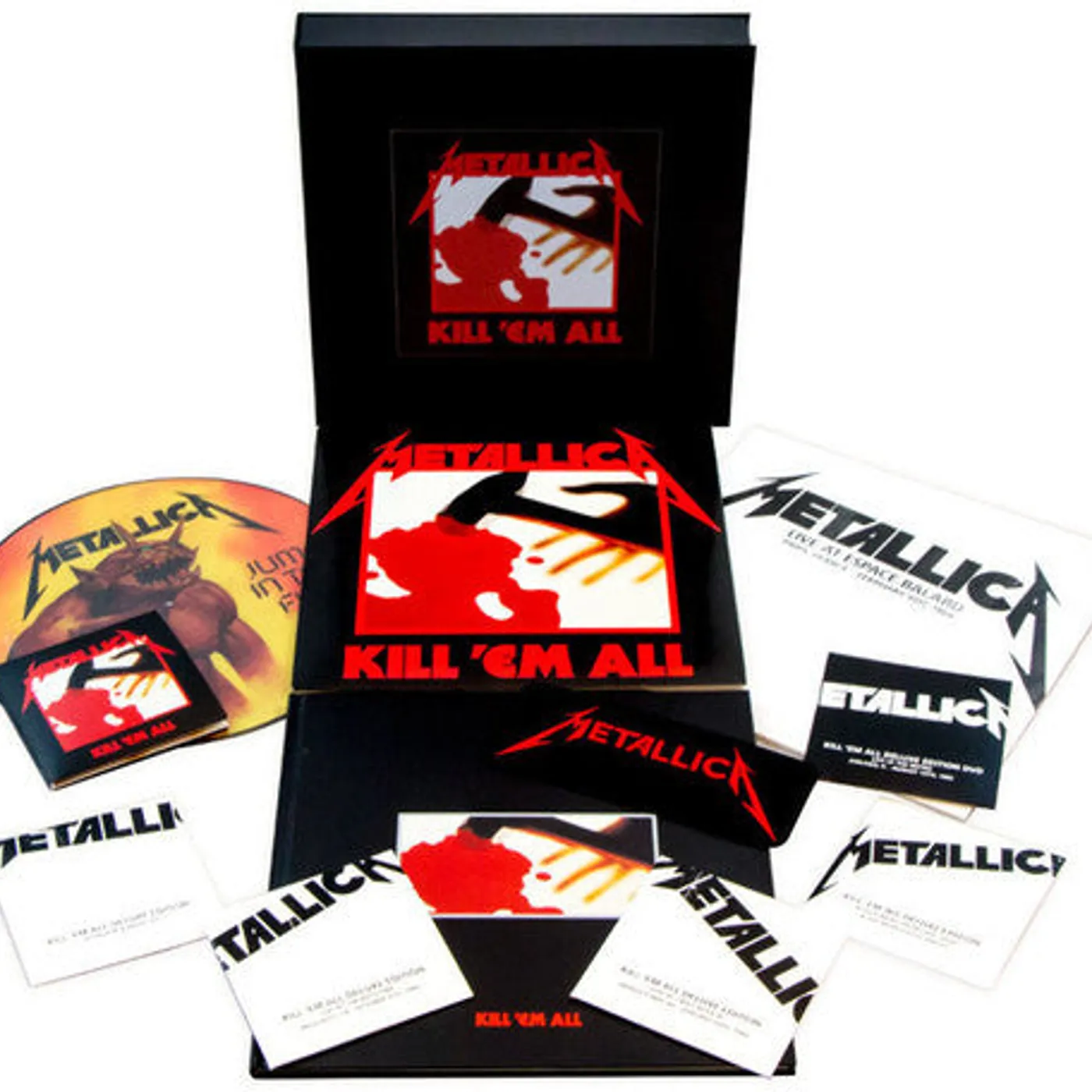 Metallica LP Vinyl - Kill Em All (W/Book) (W/Cd) (W/Dvd) (Box) (Dlx)