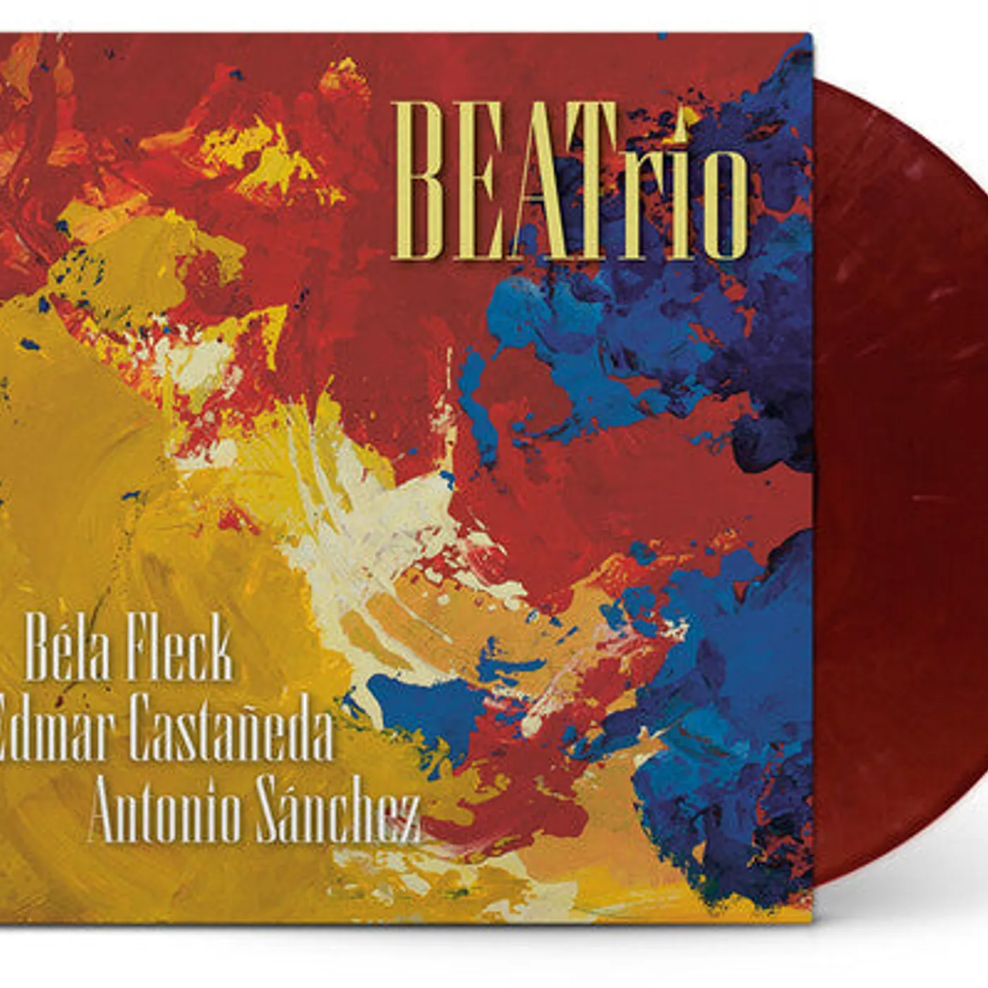 Bela Fleck, Edmar  Castaneda, Antonio  Sanchez LP Vinyl - Beatrio (Coloured Vinyl) (Red)