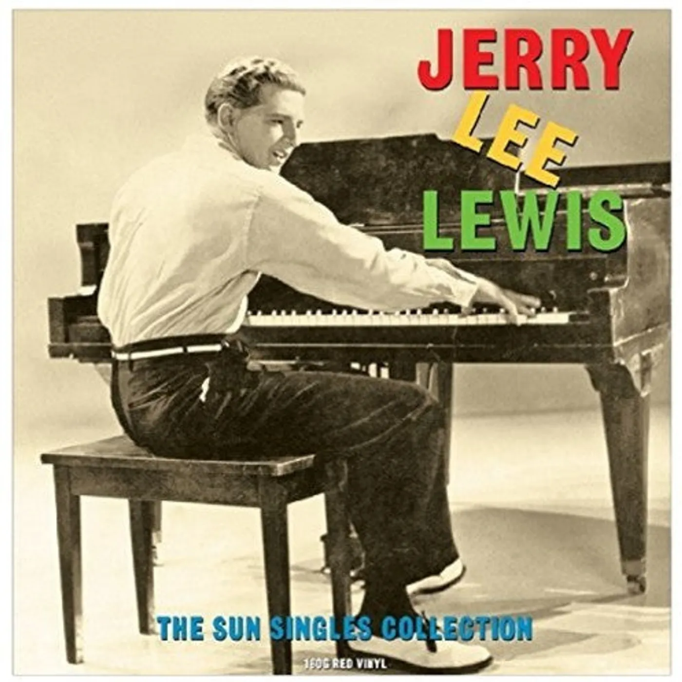 Jerry Lee Lewis LP Vinyl - Sun Singles (Red Vinyl) (Coloured Vinyl) (Ogv) (Red) (Uk)