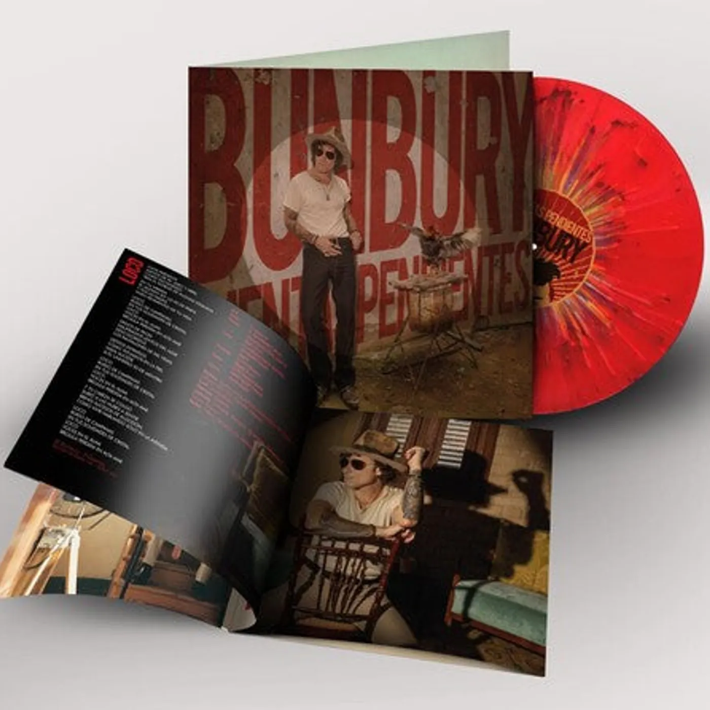 Bunbury LP Vinyl - Cuentas Pendientes - Ltd Red Splatter Vinyl (Coloured Vinyl)