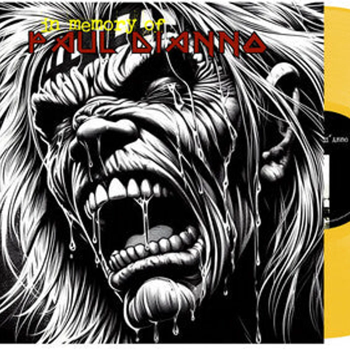 Paul Di'Anno LP Vinyl - In Memory Of - Yellow (Coloured Vinyl) (Ltd) (Ylw)