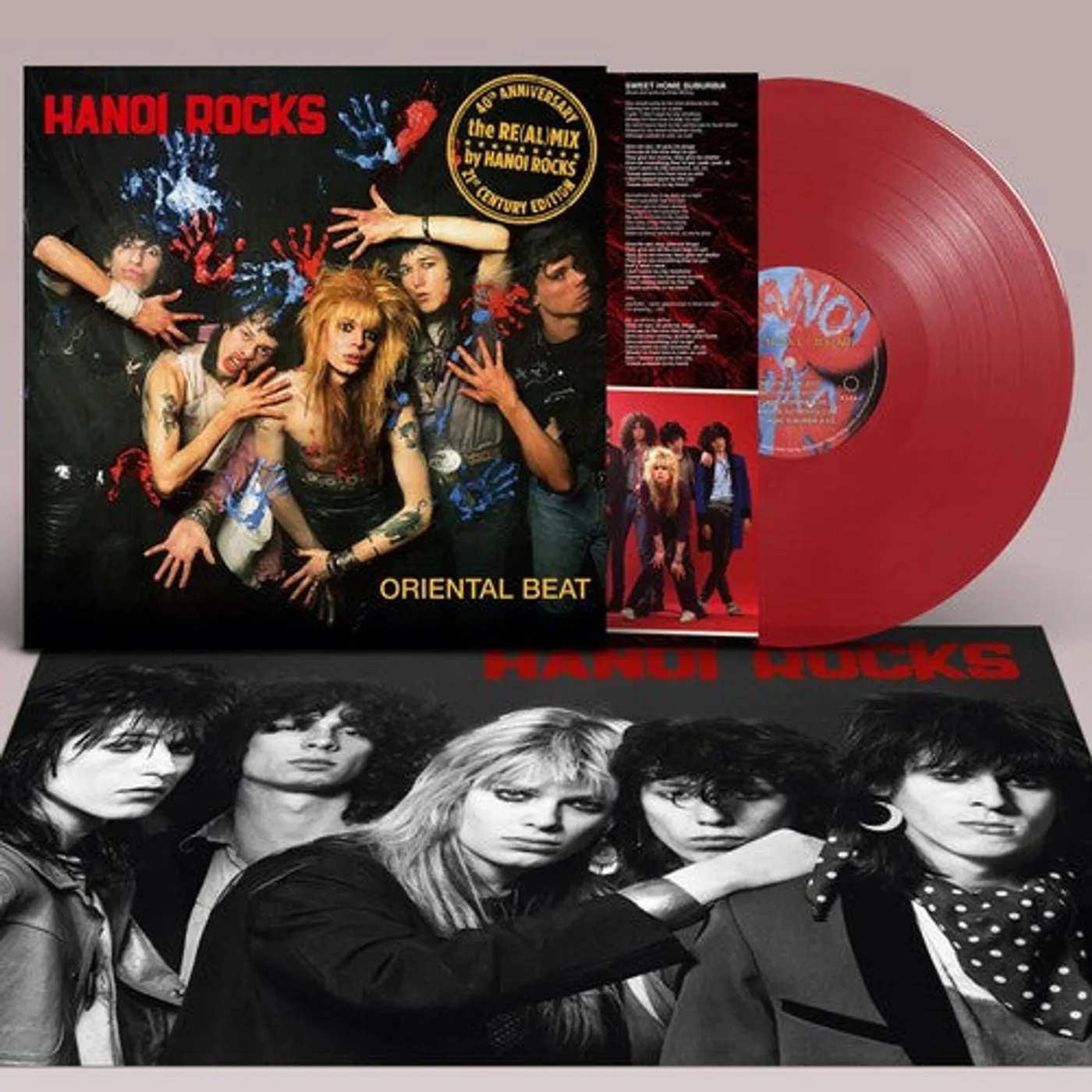 Hanoi Rocks LP Vinyl - Oriental Beat - 40Th Anniversary Re(Al)Mix (Coloured Vinyl)