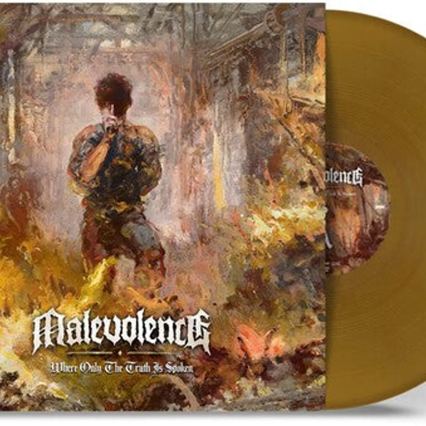 Malevolence LP Vinyl - Where Only The Truth Is Spoken - Gold (Coloured Vinyl) (Gol)