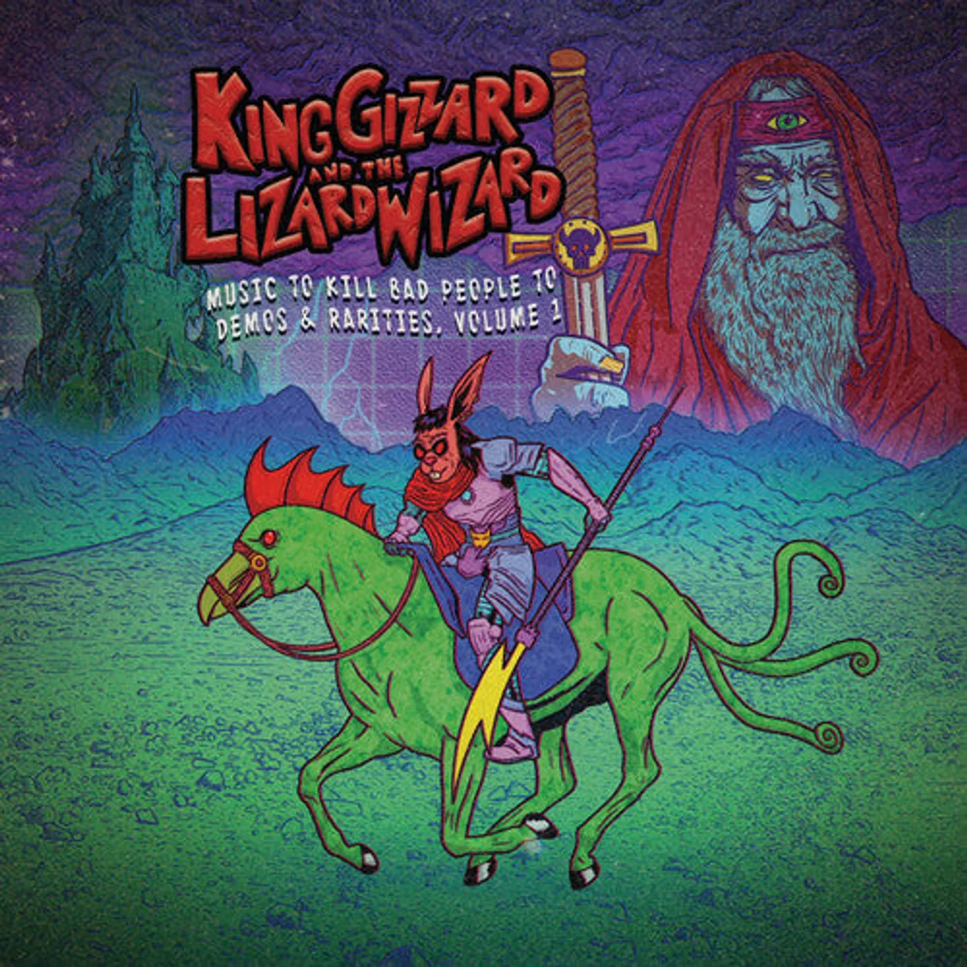 King Gizzard & The Lizard Wizard LP Vinyl - Music To Kill Bad People To: Demos & Rarities V. 1