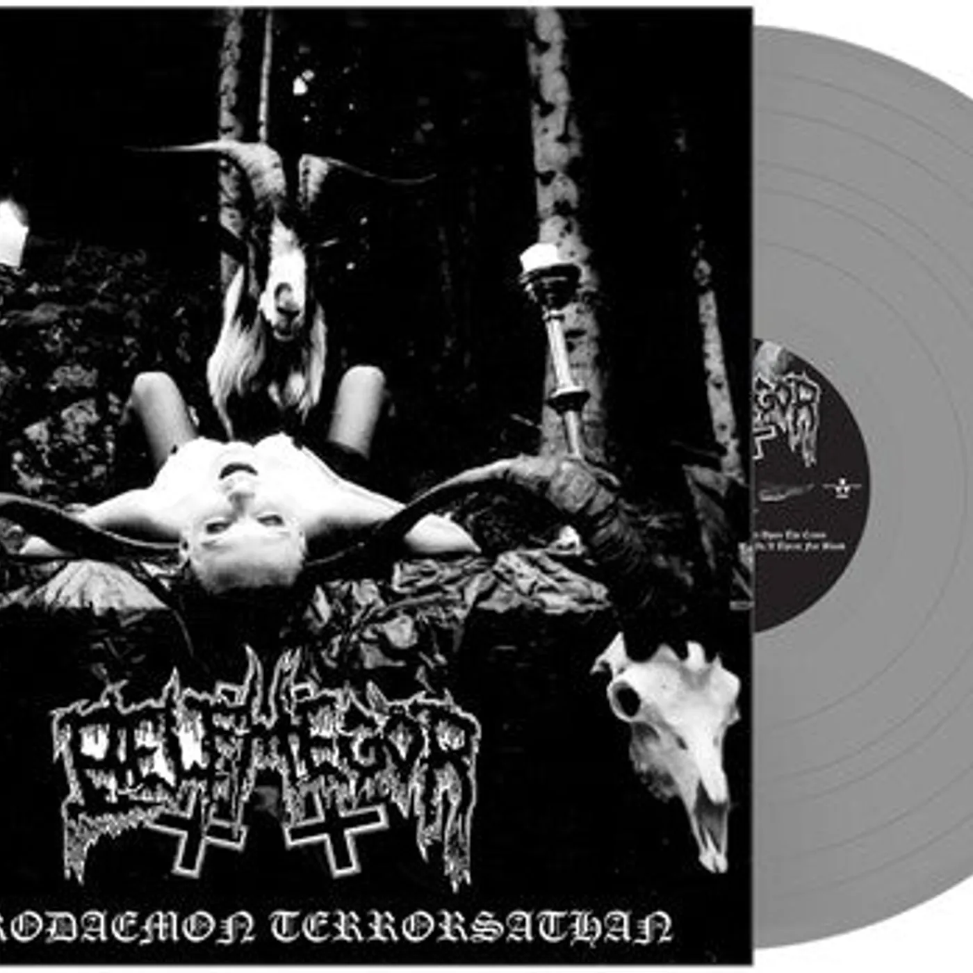 Belphegor LP Vinyl - Necrodaemon Terrorsathan - Grey (Gry)