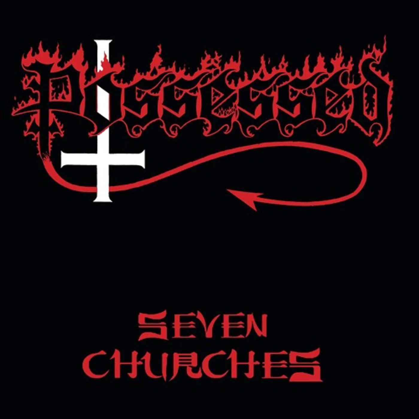 Possessed LP Vinyl - Seven Churches (Blk) (Gate Fold) (Ogv) (Post)