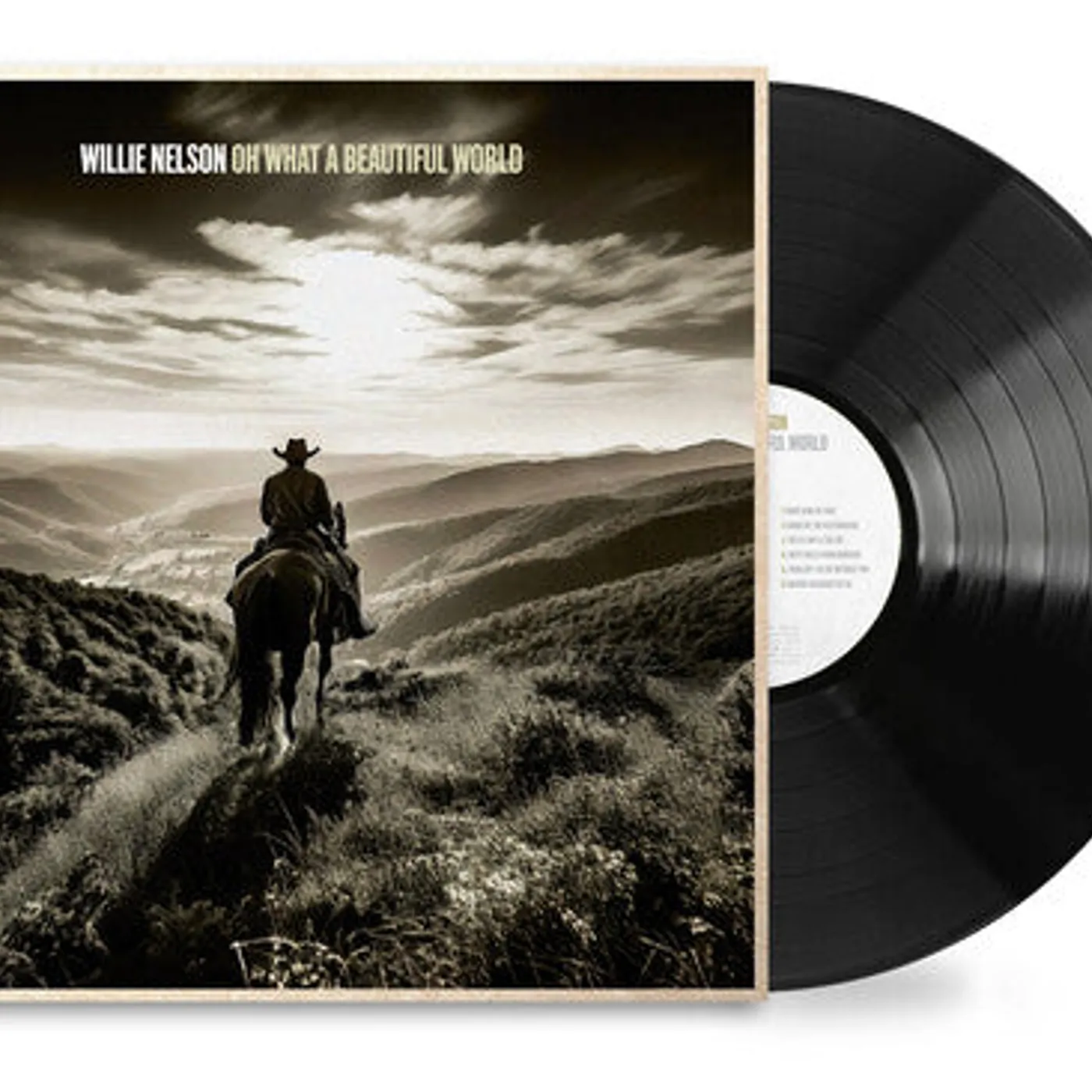 Willie Nelson LP Vinyl - Oh What A Beautiful World