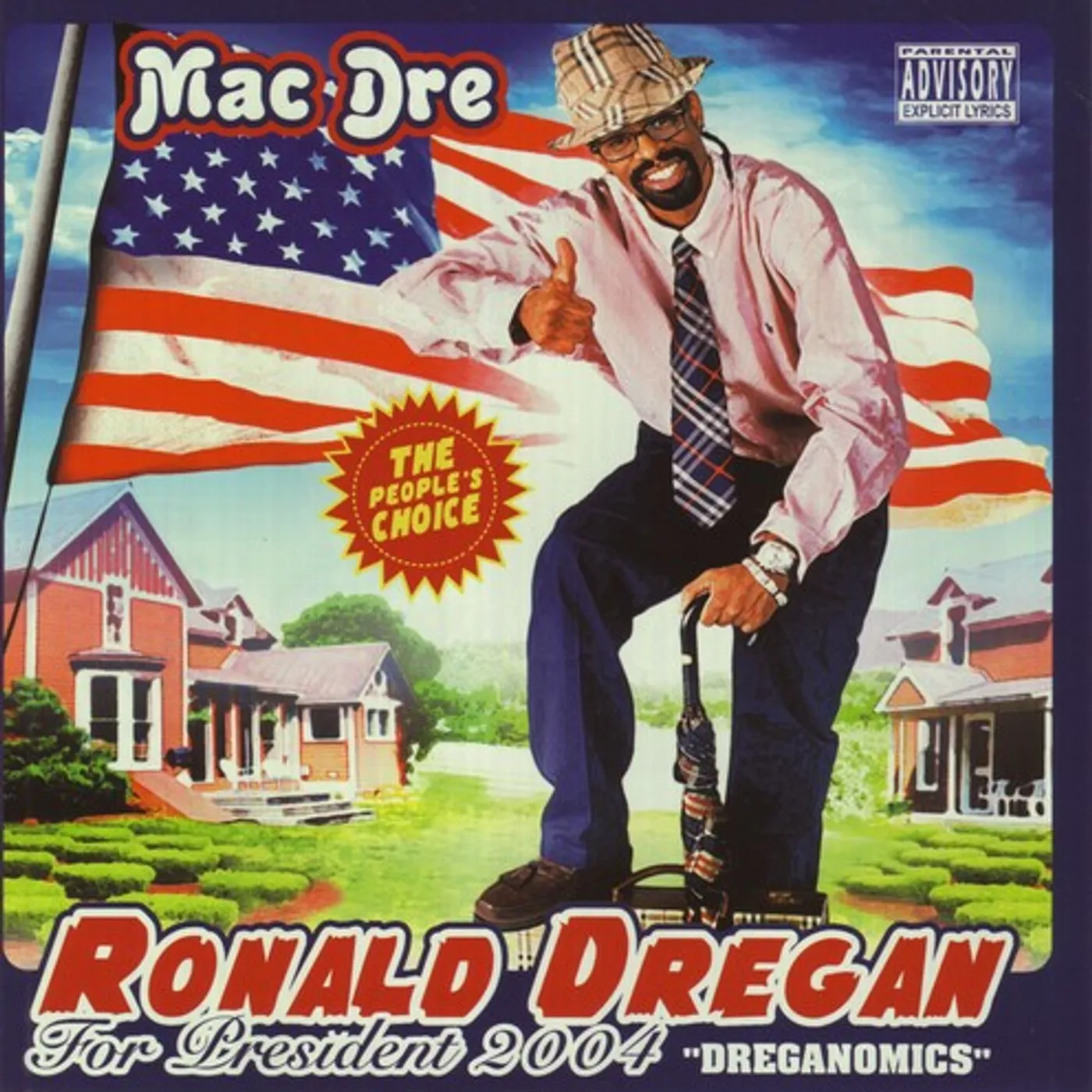 Mac Dre LP Vinyl - Ronald Dregan - Blue/Red (Blue) (Coloured Vinyl) (Gate Fold)