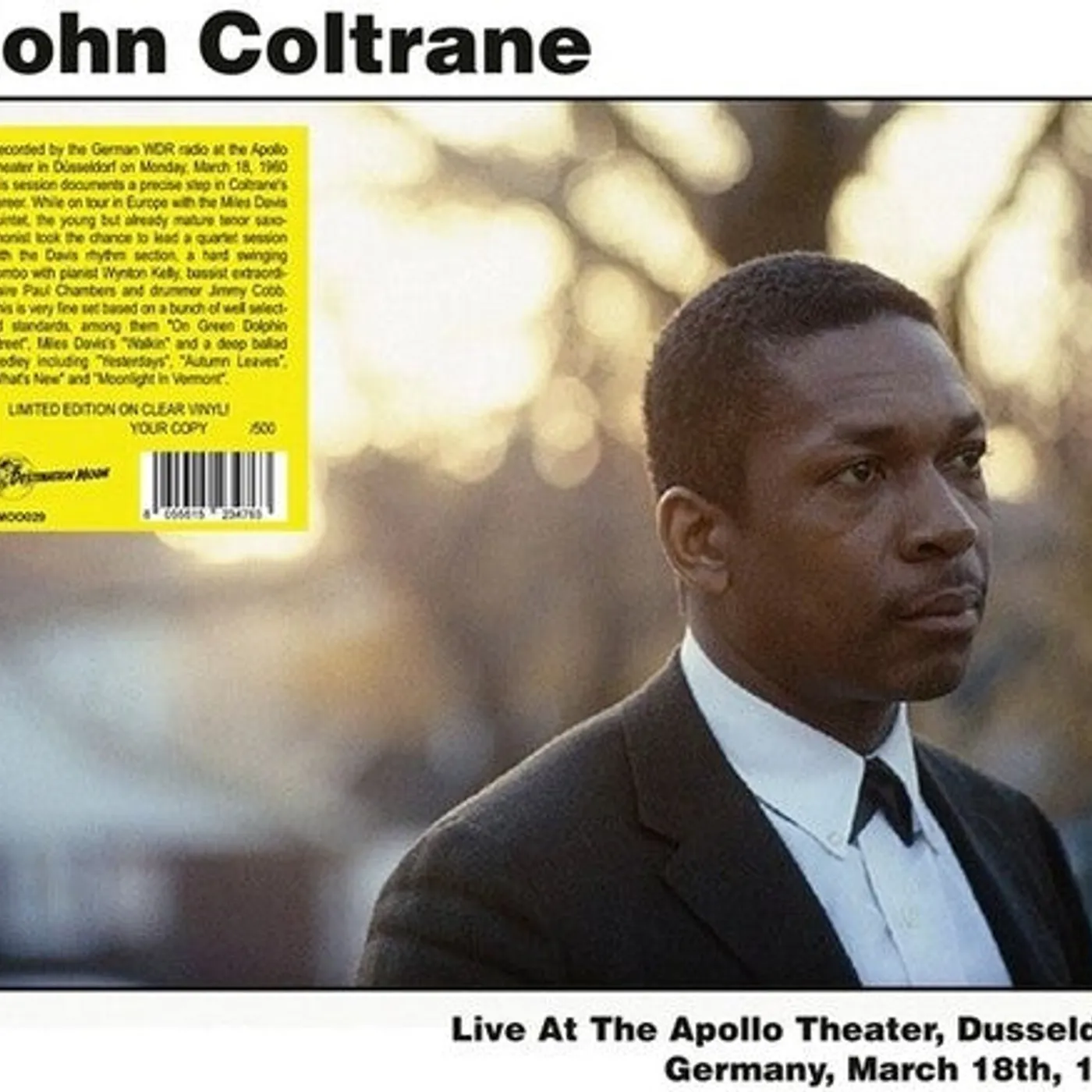 John Coltrane LP Vinyl - Live At The Apollo Theater Dusseldorf Germany