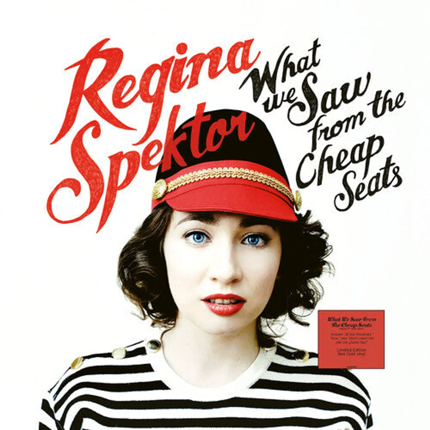 Regina Spektor LP Vinyl - What We Saw From The Cheap Seats (Coloured Vinyl) (Red)