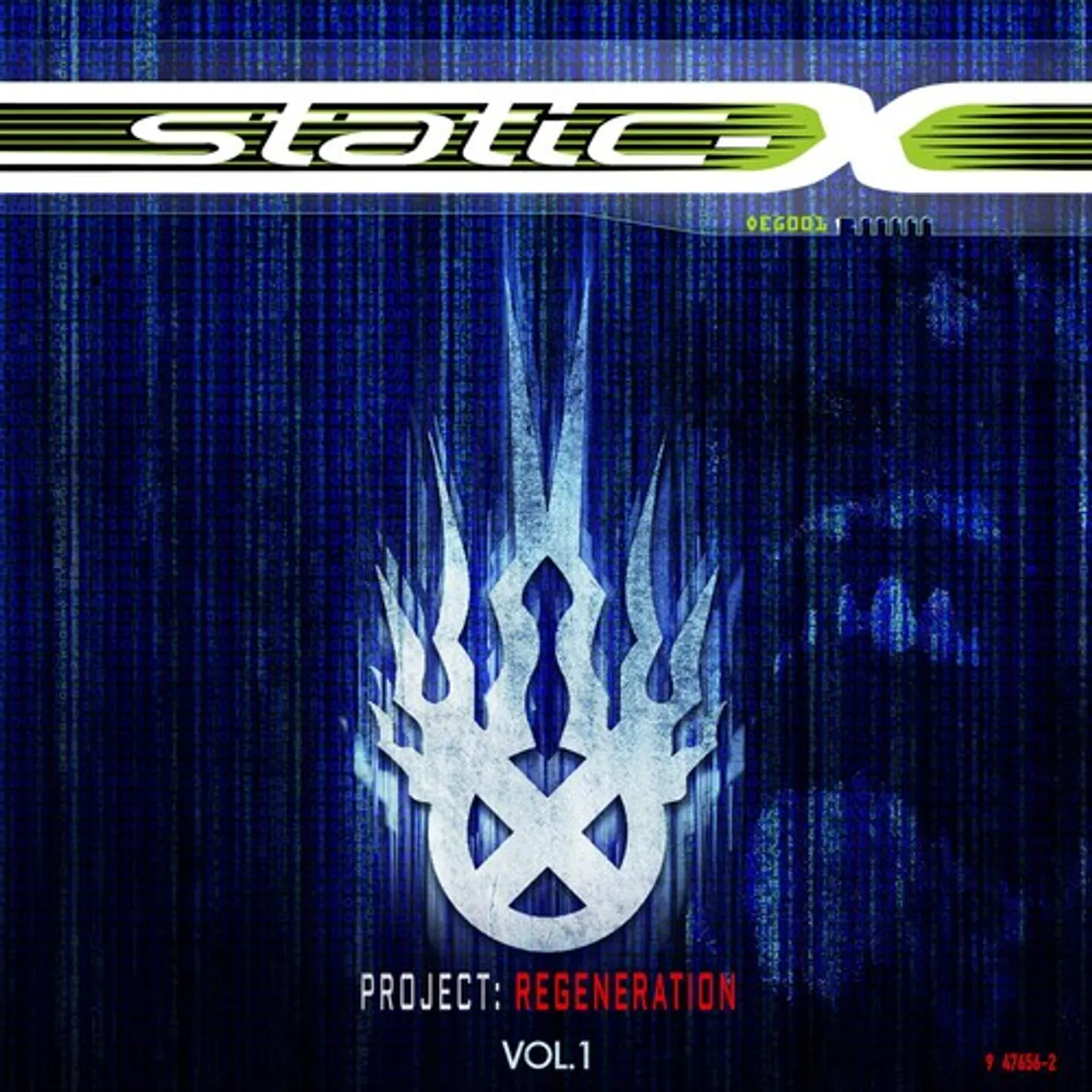 Static-X LP Vinyl - Project Regeneration 1 (Blue) (Coloured Vinyl) (Grn)