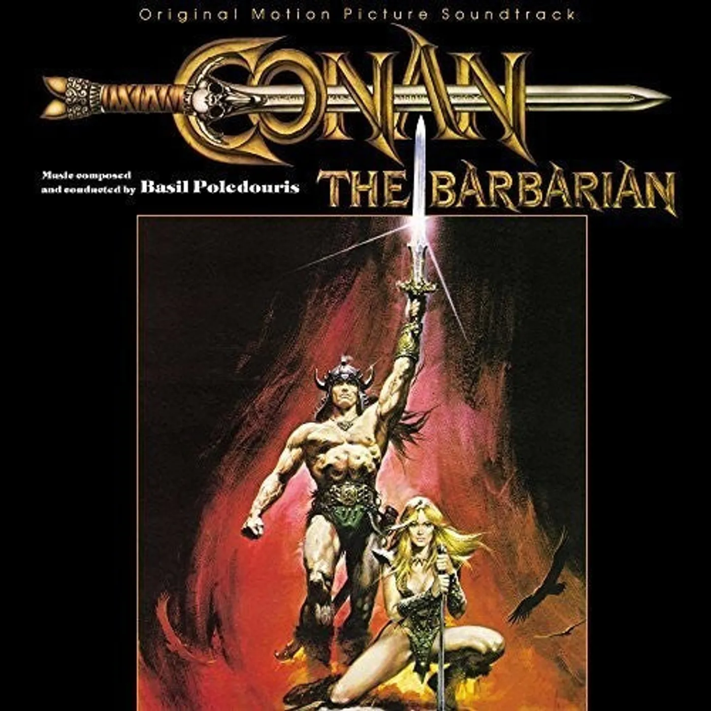 Basil Poledouris LP Vinyl - Conan The Barbarian - Original Soundtrack