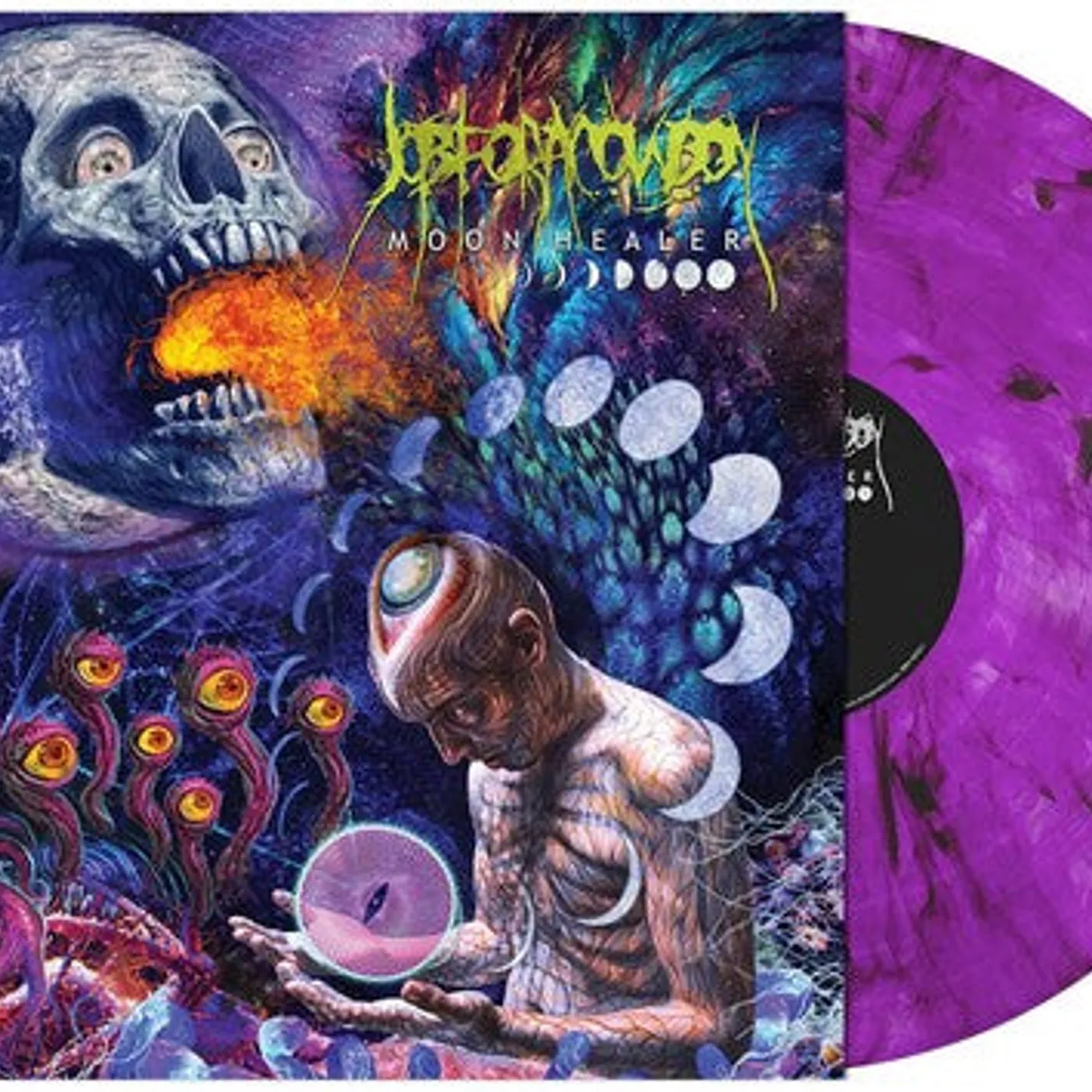 Job For A Cowboy LP Vinyl - Moon Healer (Blk) (Coloured Vinyl) (Purp) (Smok)