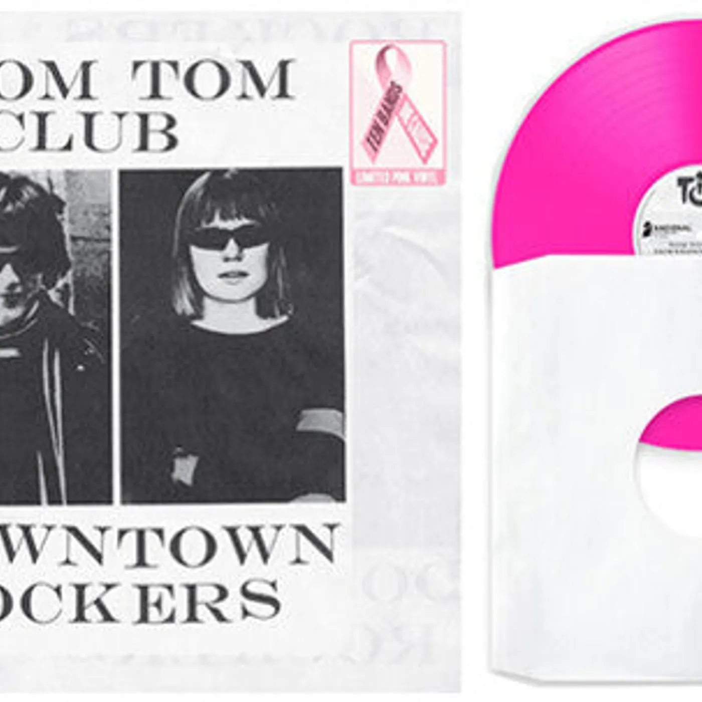 Tom Tom Club LP Vinyl - Downtown Rockers (Coloured Vinyl) (Pnk)