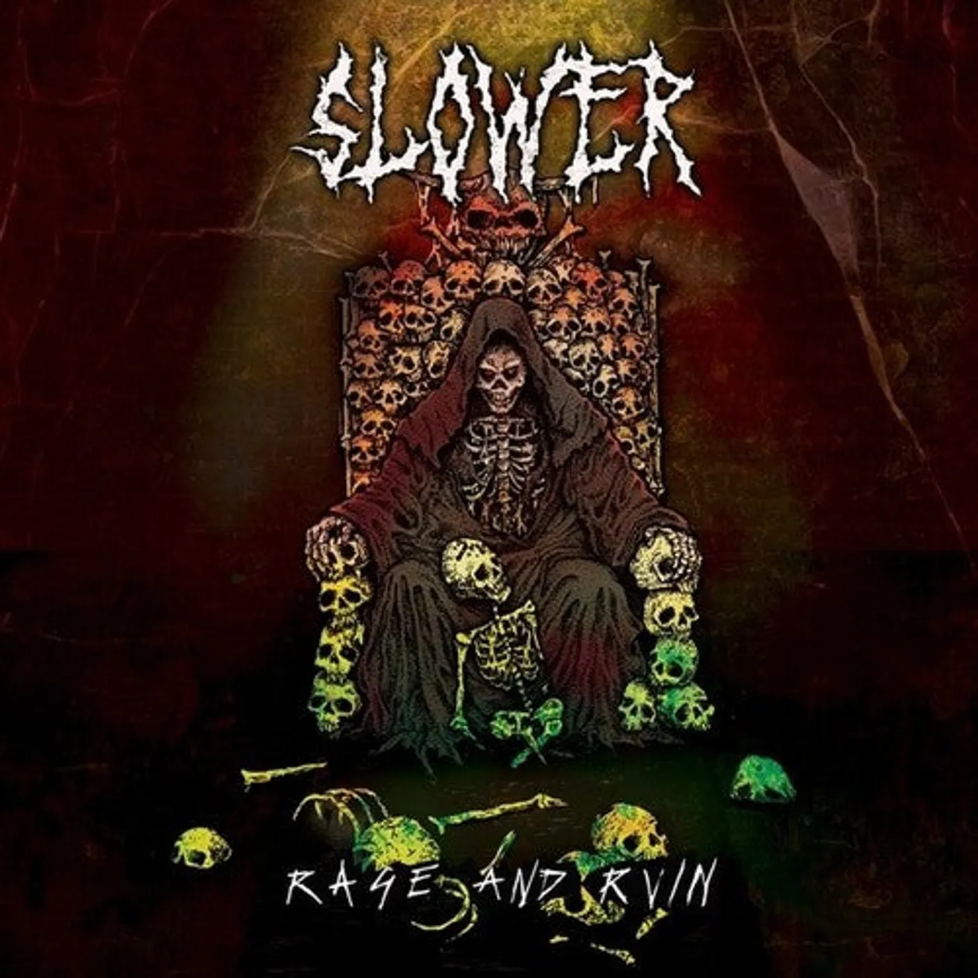 Slower LP Vinyl - Rage & Ruin (Coloured Vinyl) (Grn) (Org) (Wht)