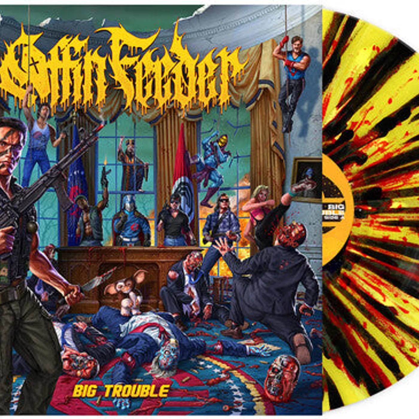 Coffin Feeder LP Vinyl - Big Trouble (Coloured Vinyl) (Ltd) (Spla)