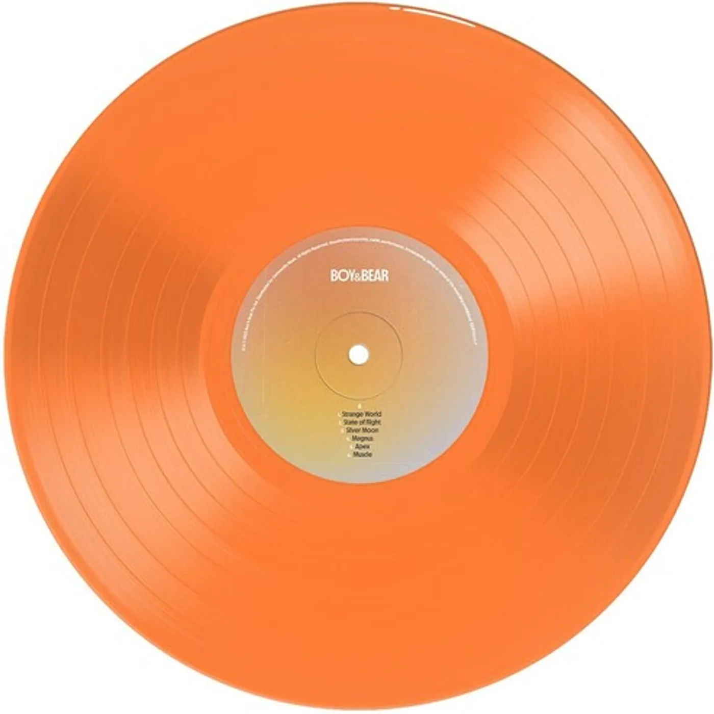 Boy & Bear LP Vinyl - Boy & Bear (Coloured Vinyl) (Org)