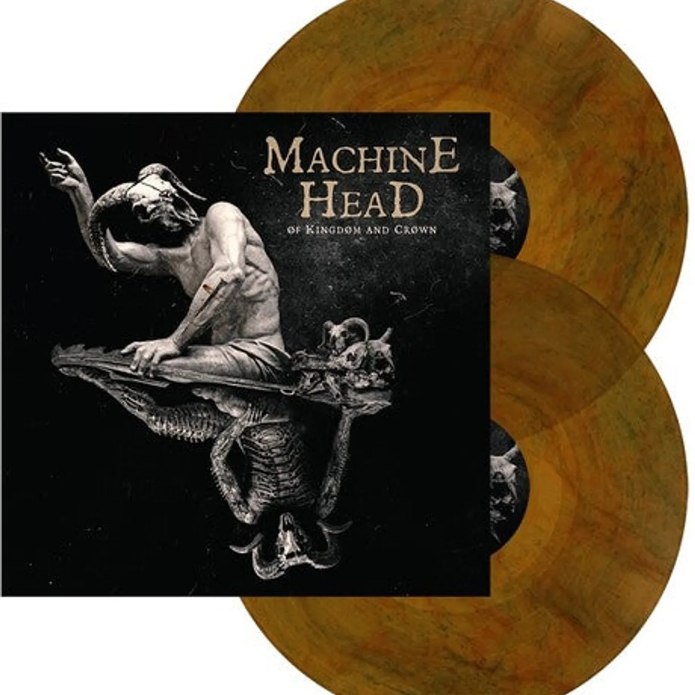 Machine Head LP Vinyl - Of Kingdom & Crown - Brown & Orange (Brwn) (Coloured Vinyl)