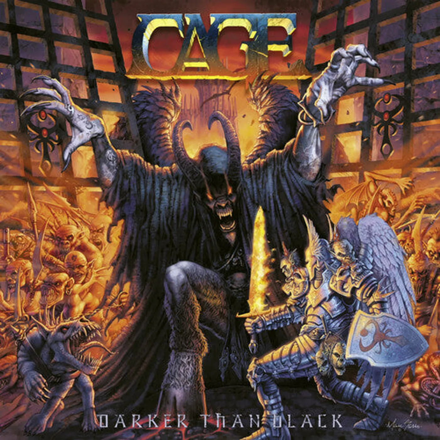 Cage LP Vinyl - Darker Than Black - Red (Coloured Vinyl) (Gate Fold) (Ltd) (Ogv)
