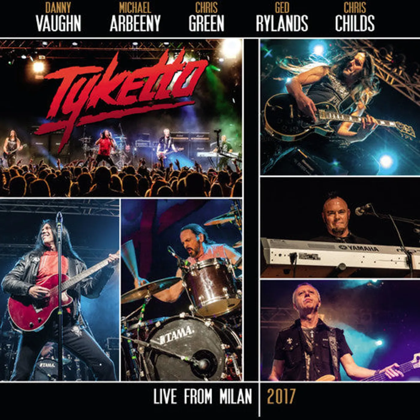 Tyketto LP Vinyl - Live From Milan 2017 (Blk) (Gate Fold) (Ltd)