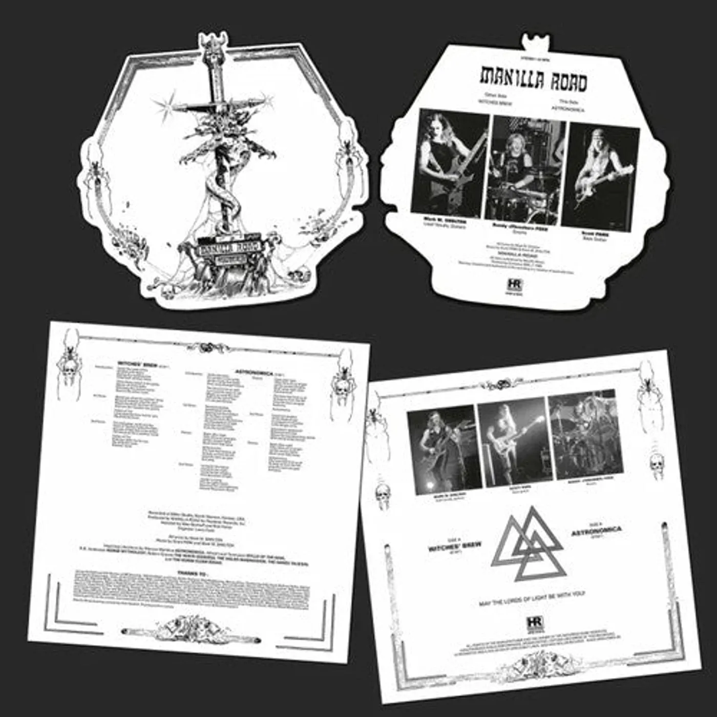 Manilla Road LP Vinyl - Witches Brew / Astronomica - Shape