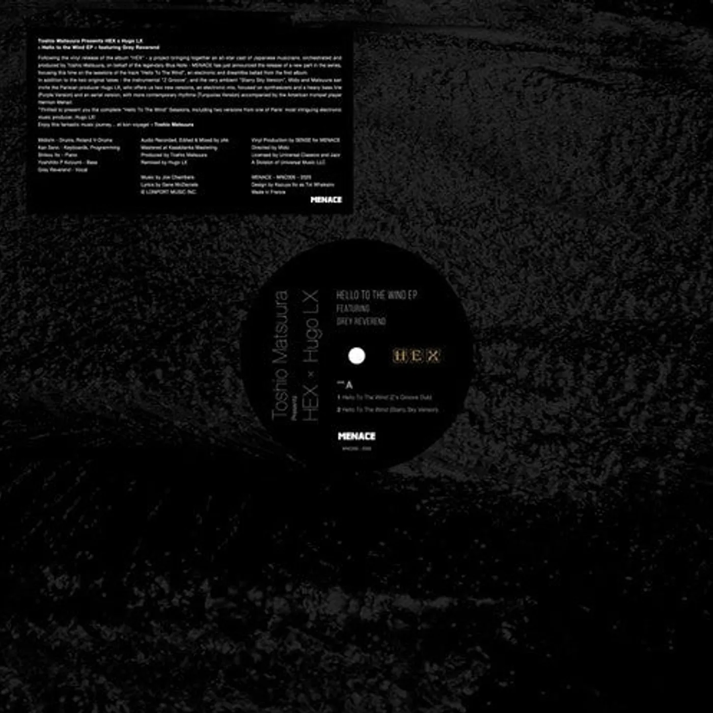 Toshio Matsuura Pres. Hex X Hugo Lx LP Vinyl - Hello To The Wind