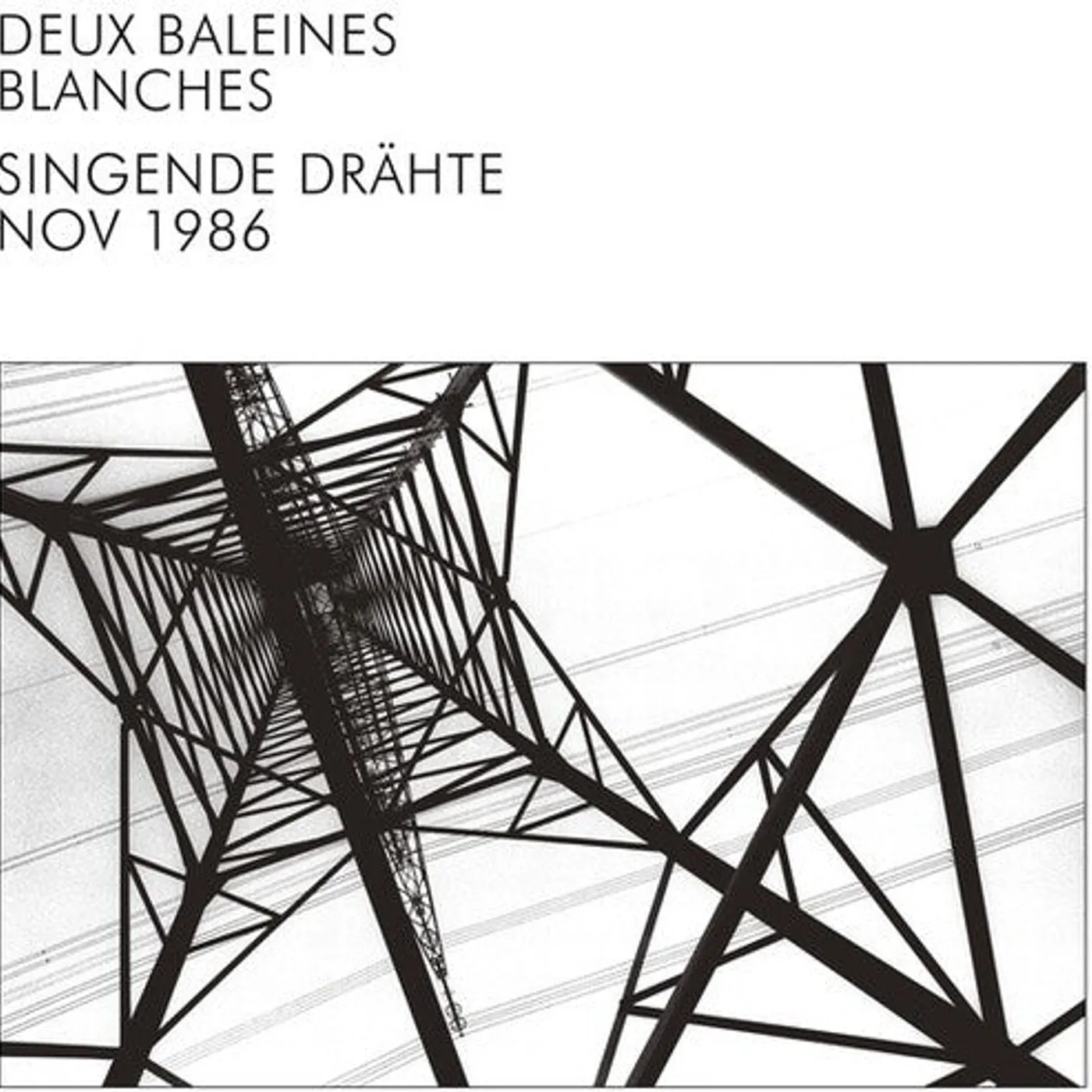 Deux Baleines Blanches LP Vinyl - Singende Drahte