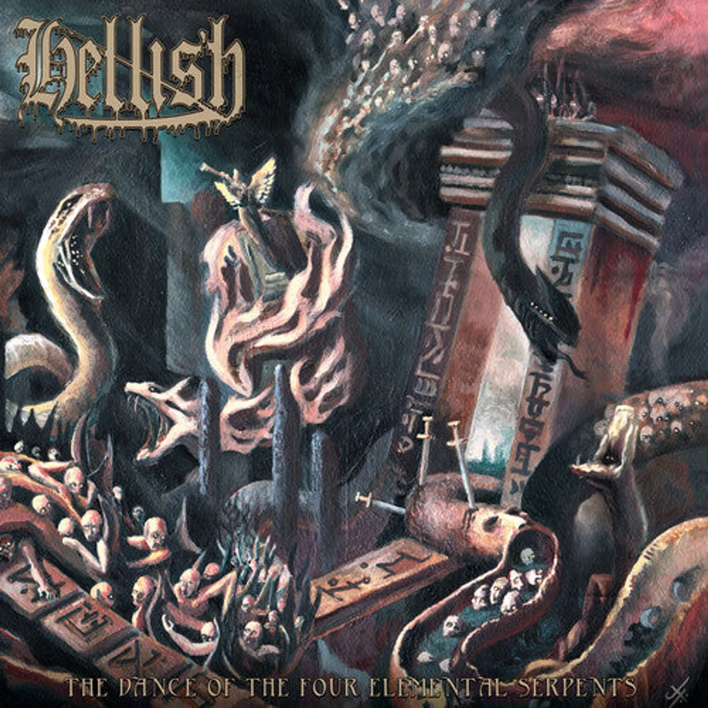 Hellish LP Vinyl - Dance Of The Four Elemental Serpents