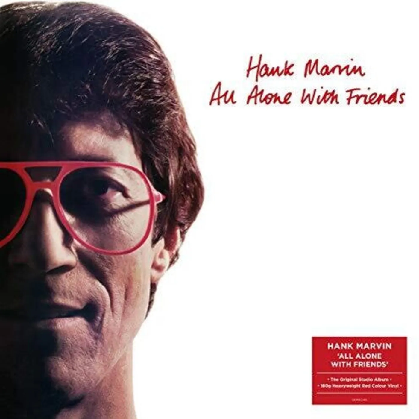 Hank Marvin LP Vinyl - All Alone With Friends (Uk)