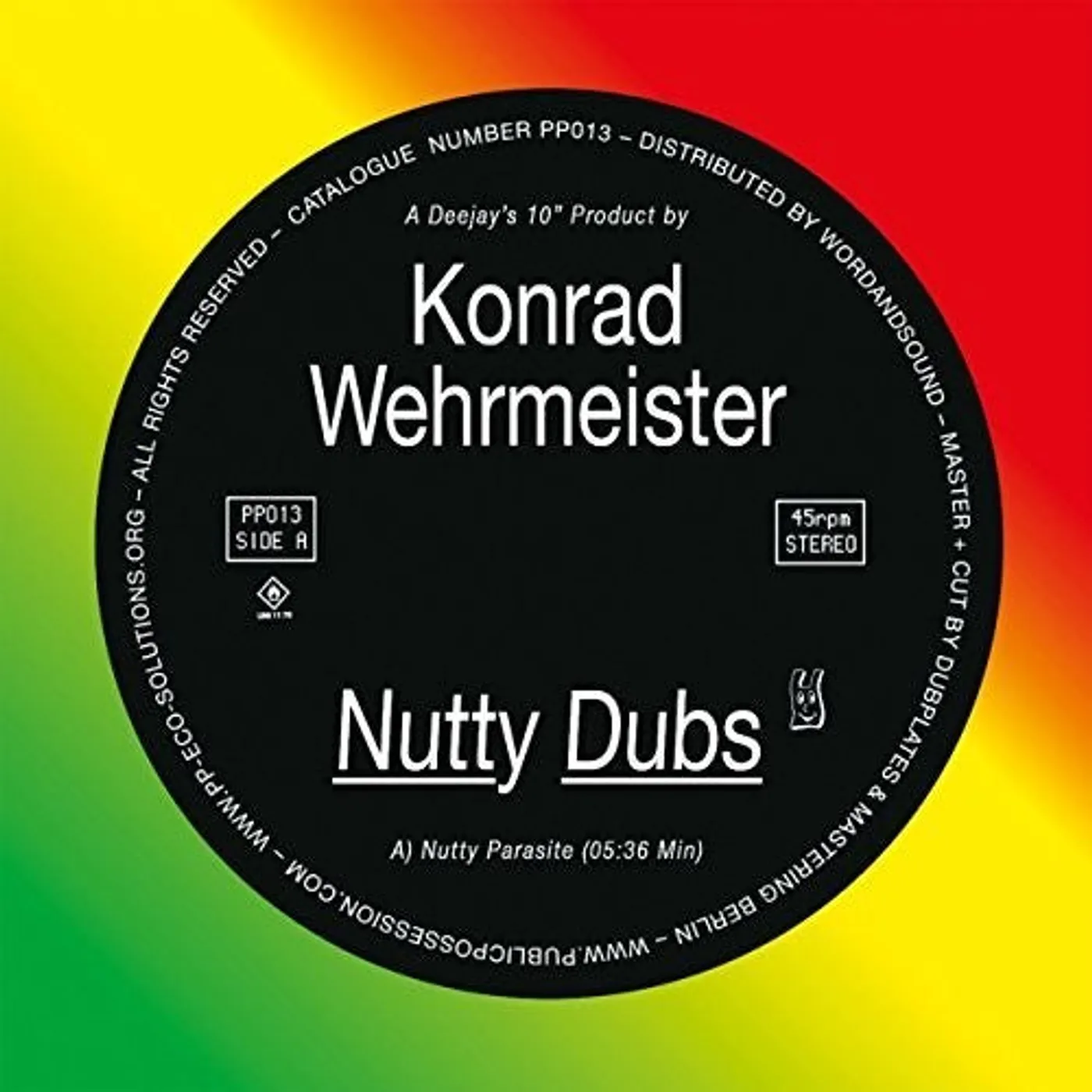 Konrad Wehrmeister LP Vinyl - Nutty Dubs (10In)