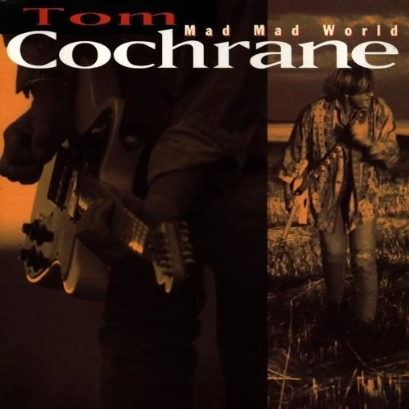 Tom Cochrane LP Vinyl - Mad Mad World (Can)