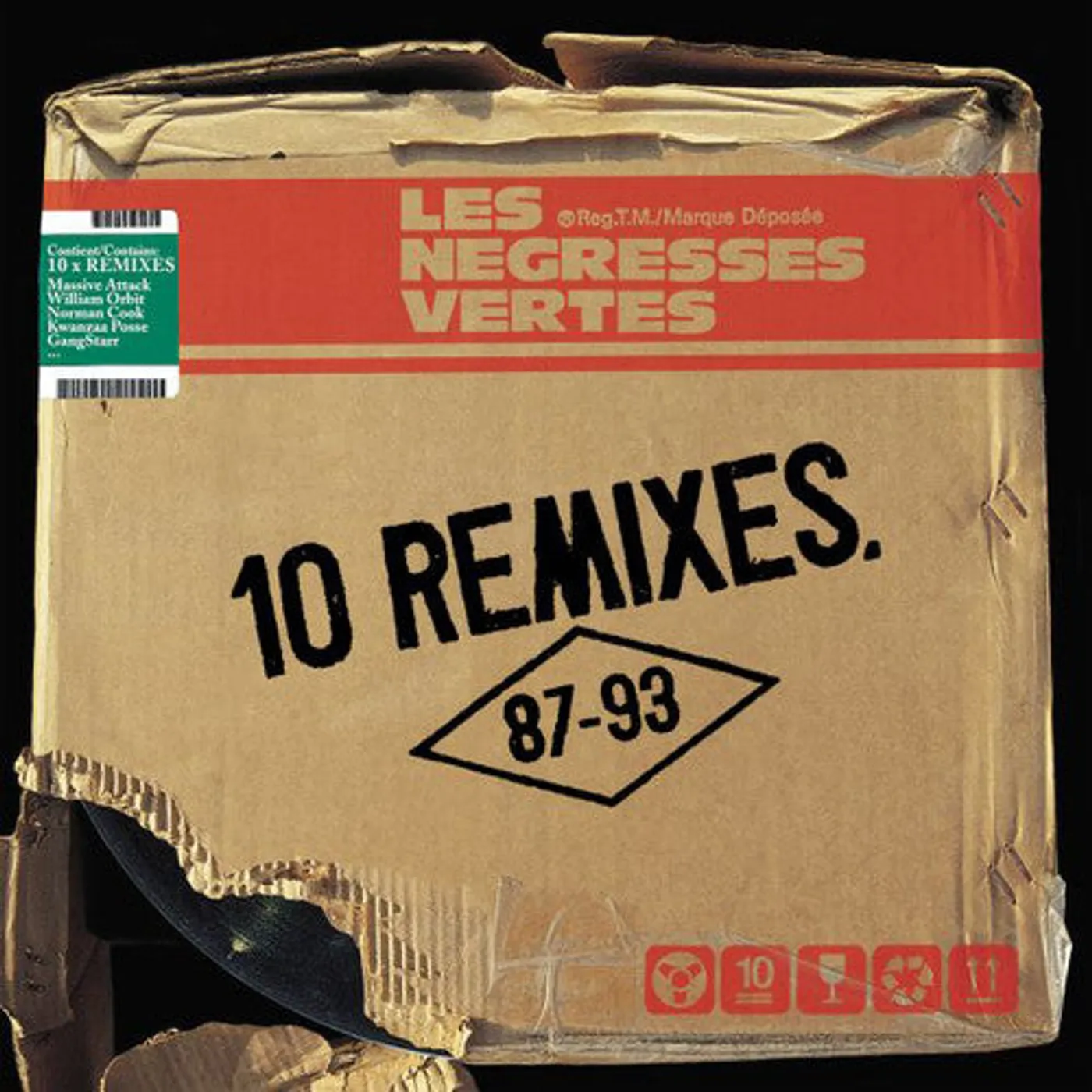 Les Négresses Vertes LP Vinyl - 10 Remixes (W/Cd) (3Pk)